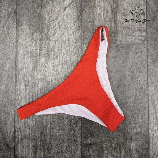 Zaful Ribbed Bikini Bottom Size M