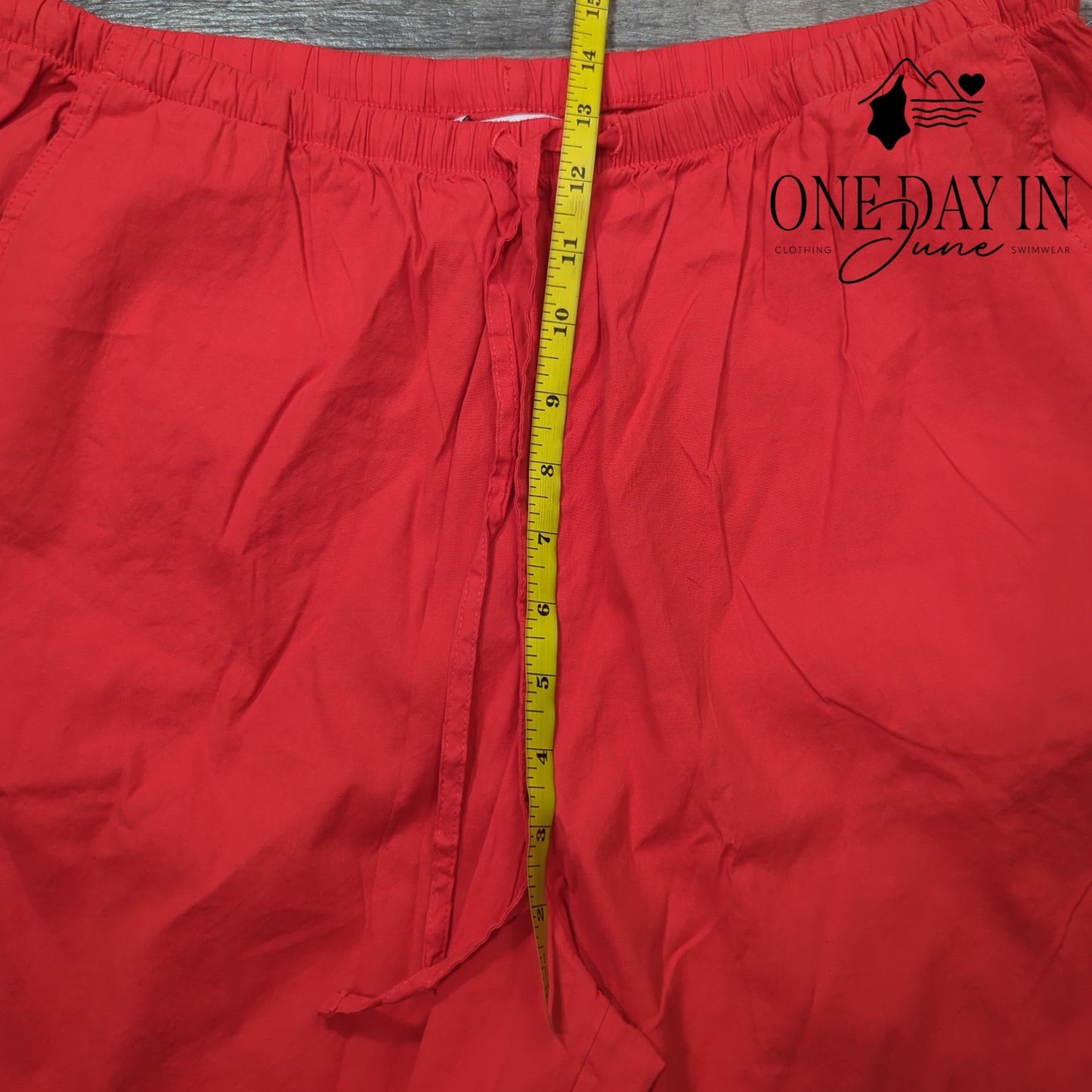 Athleta Linen Wide Leg Drawstring Pants Size L