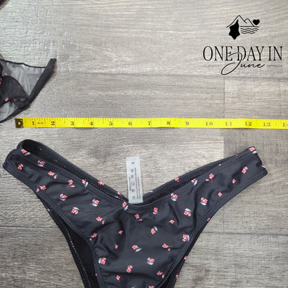 CozyEase Adjustable Triangle 3 Piece Bikini Swimsuit Size S