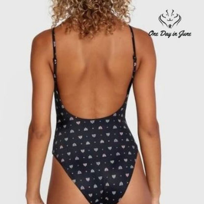 RVCA Foulard Medium Coverage One Piece Swimsuit Size M