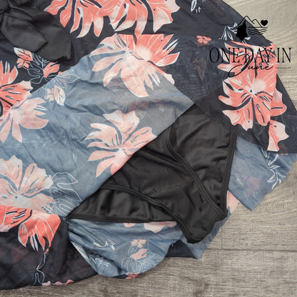 CharmLeaks One Piece Mesh Swimdress Swimsuit Size XL