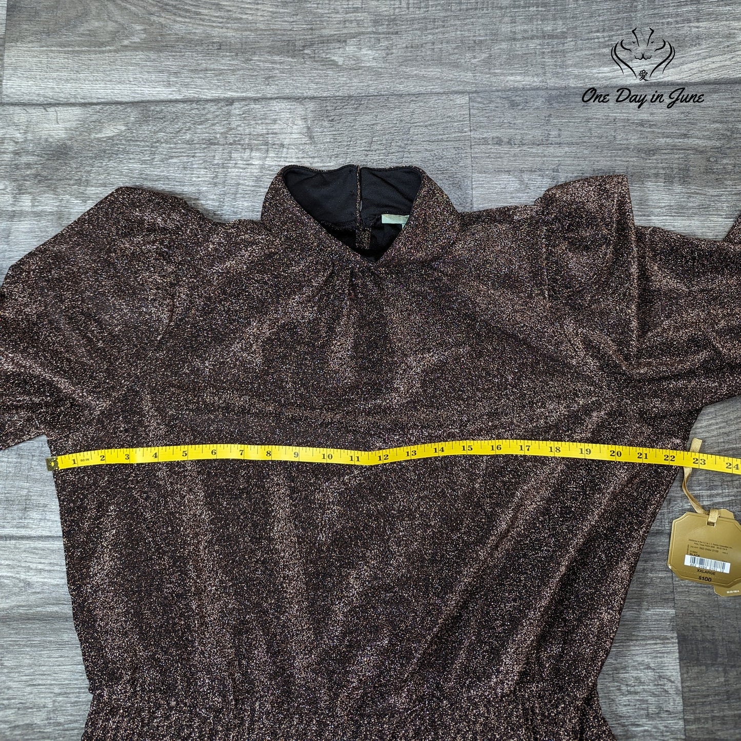 Ryegrass High Neck Long Sleeve Dress Size XXL