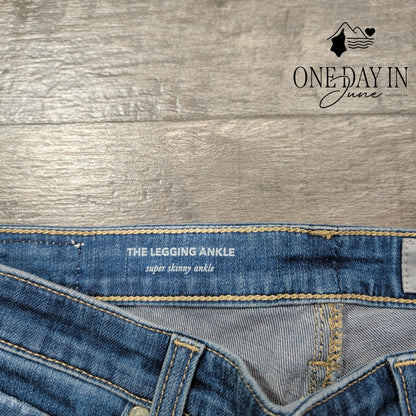 AG Adriano Goldschmied The Legging Ankle Distressed Skinny Jeans NWT Size 4 (27)