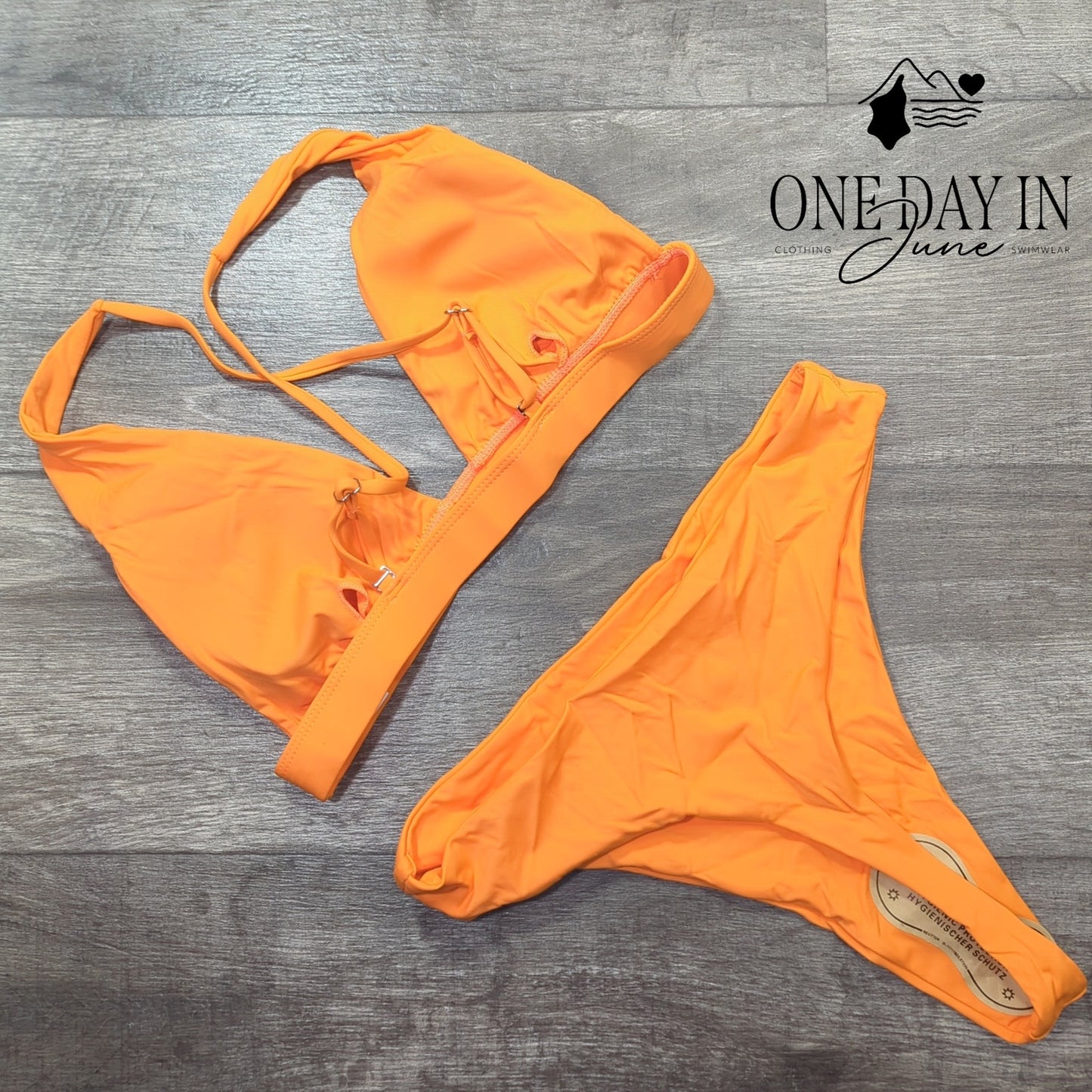 CharmLeaks High Cut Thong Bikini Swimsuit Size L