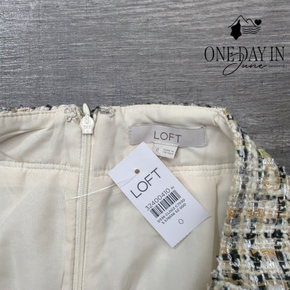 Loft Pocketed Mini Skirt Size 0