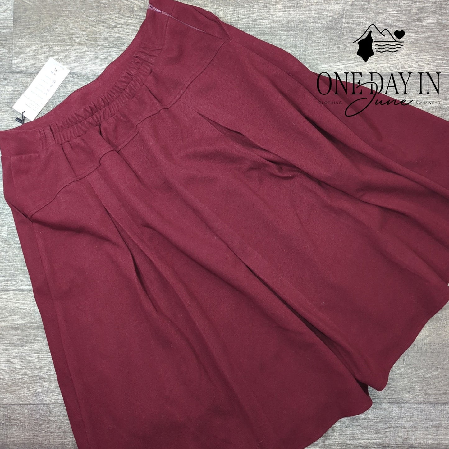 Tanming Wool Layered Midi Skirt Size XL