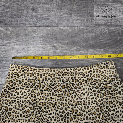 Altar'd State Leopard Print Shorts Size M