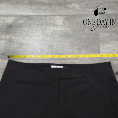 Calvin Klein Classic Fit Dress Pants Black Straight Leg NWT Size 12