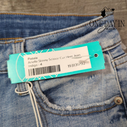 Pistola Arielle Skinny Cut Hem Jeans Size 4
