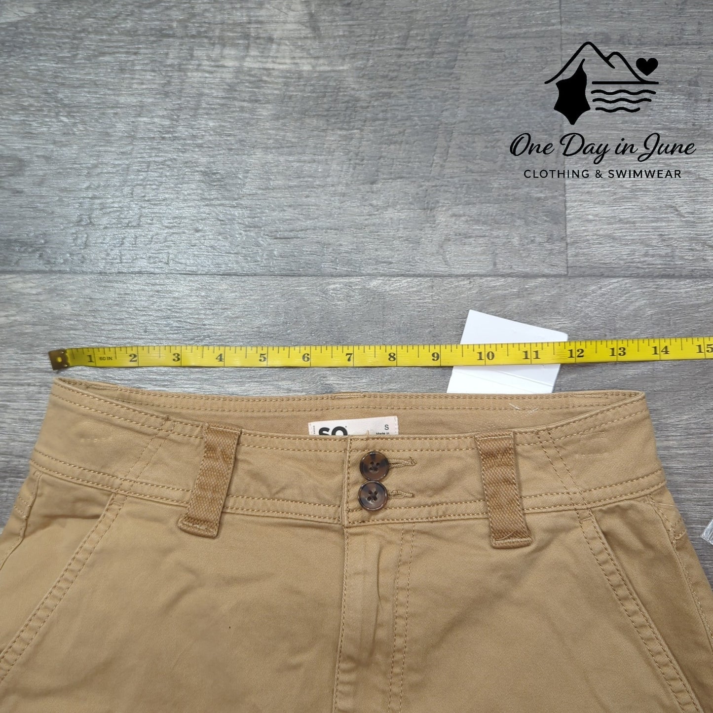 SO Cargo Style Denim Maxi Skirt Size S
