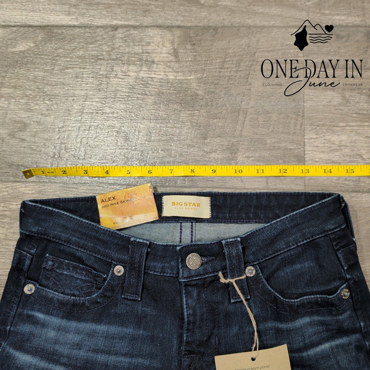 Big Star Alex Mid Rise Skinny Jeans Size 4 (27)