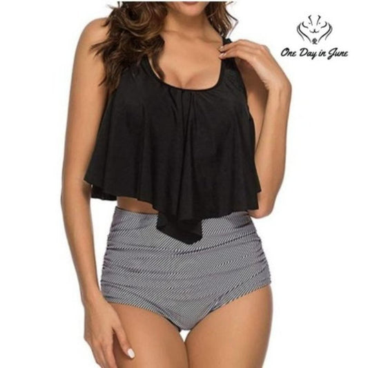 Adisputent High Waist Flounce Bikini Size XXXL