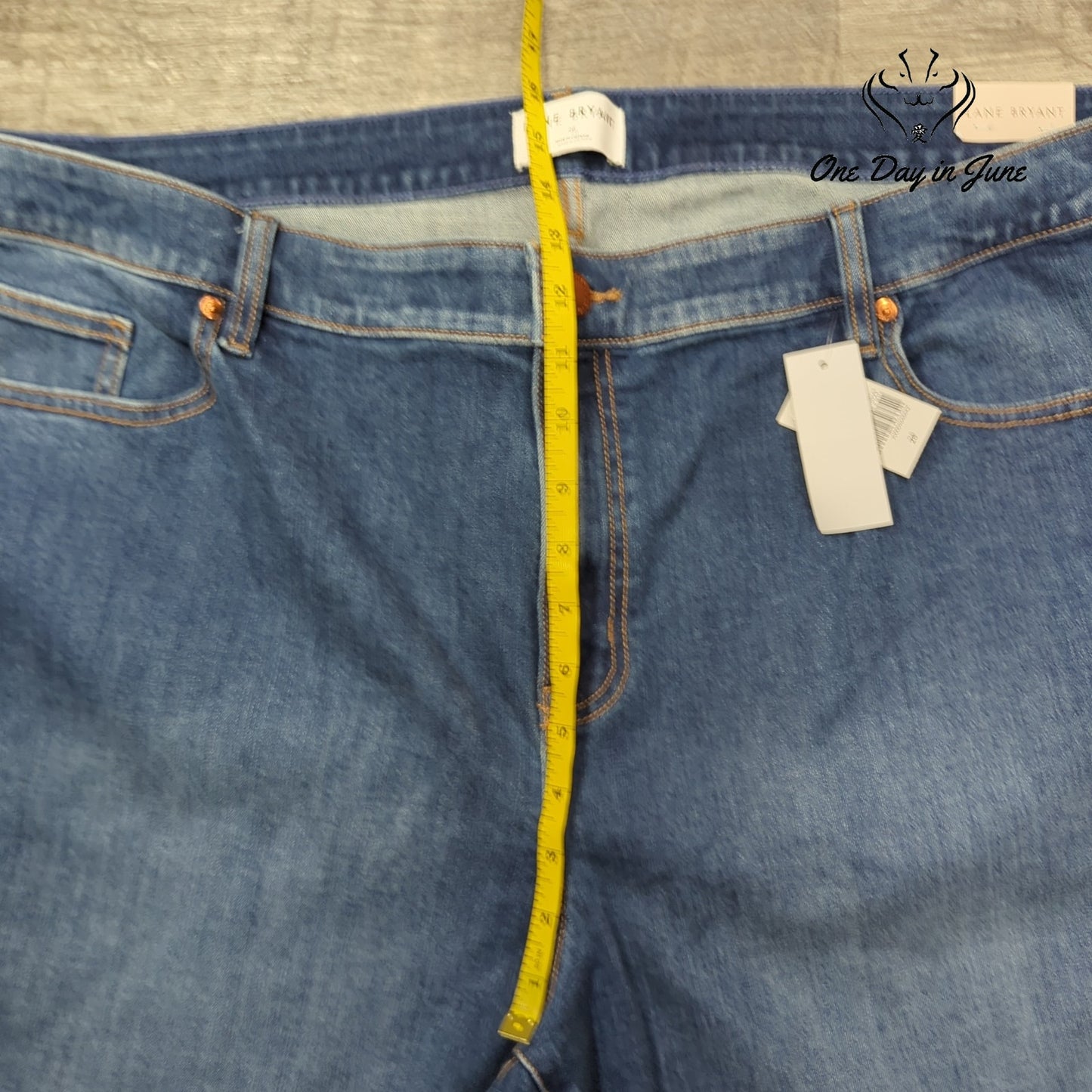 Lane Bryant Plus Size Mid Rise Straight Jeans Size 28