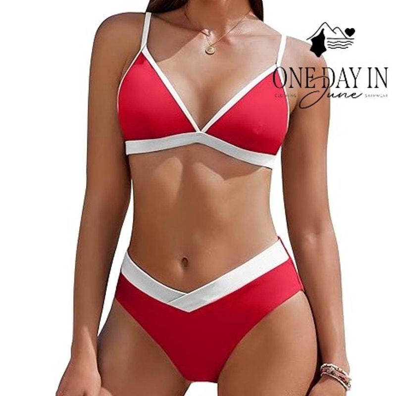Aleumdr Triangle Bikini Swimsuit Size S