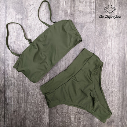 Pink Queen Cheeky High Waist Bikini Size S