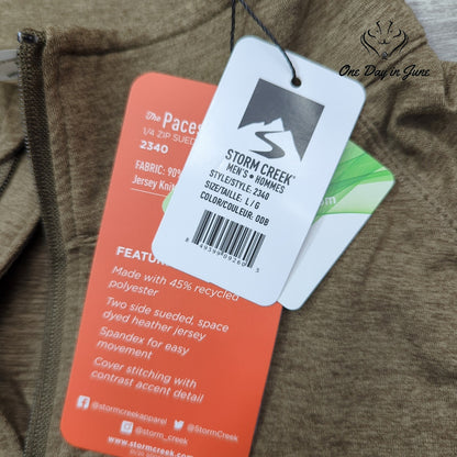 Storm Creek Half Zip Pull Over Sweatshirt Size L