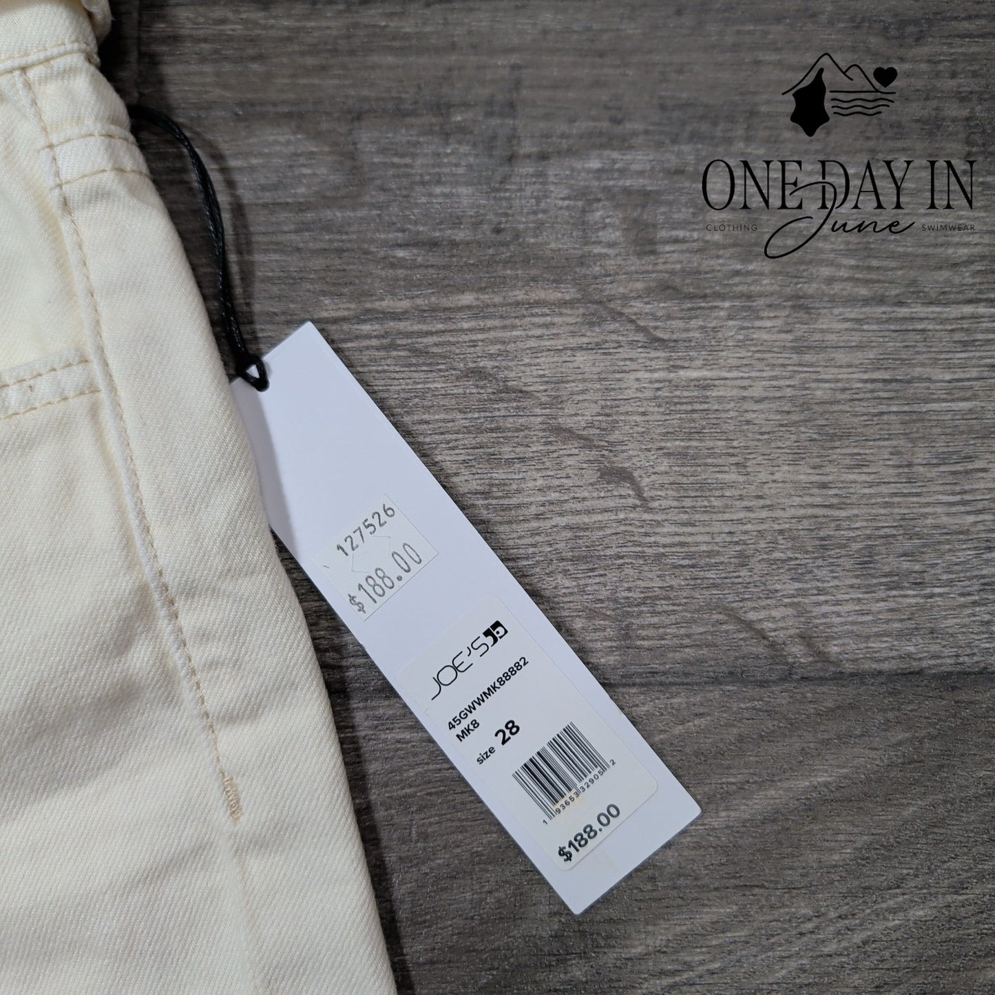 Joe's Jeans The Brinkley High Rise Paperbag Jeans Size 6 (28)