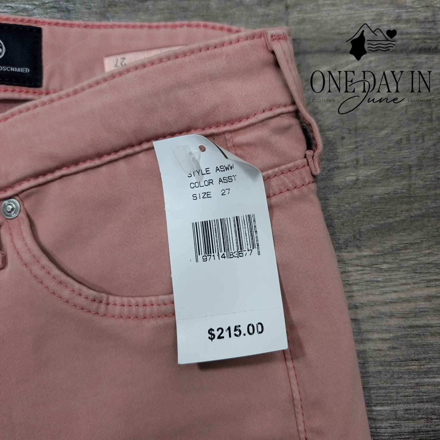 AG Adriano Goldschmied The Prima Cigarette Leg Jeans Size 4 (27)