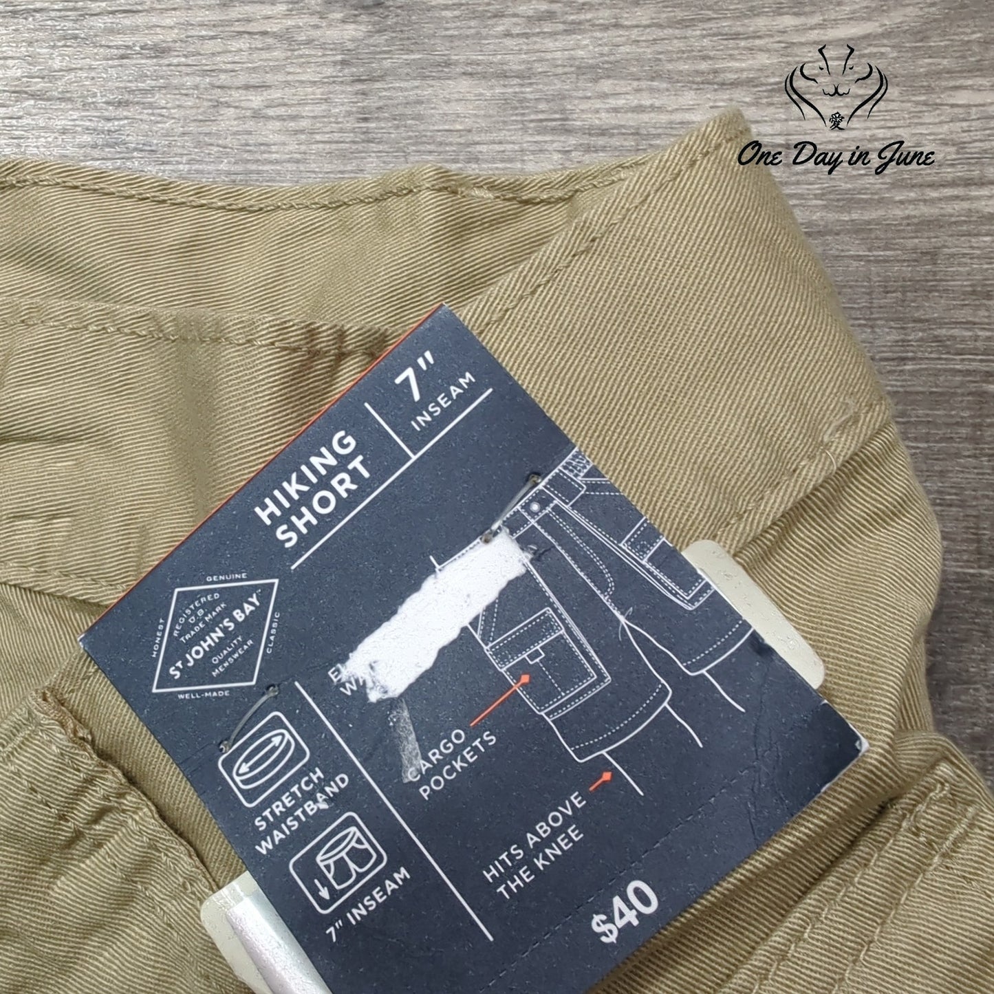 St. John's Bay 7" Hiking Shorts Size 44