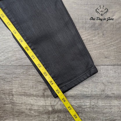 Ralph Lauren Coated High Rise Skinny Ankle Jeans Black NWT $175 Size 4P