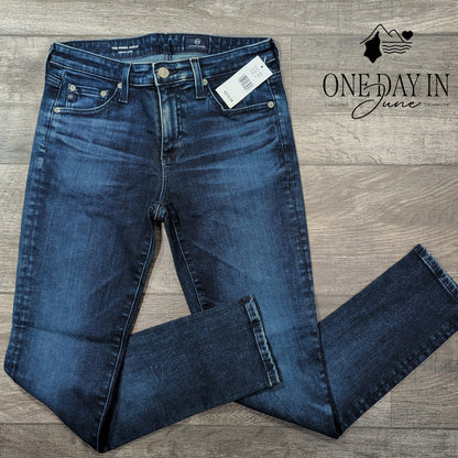 AG Adriano Goldschmied Prima Ankle Cigarette Jeans NWT $215 Blue Size 4 (27)