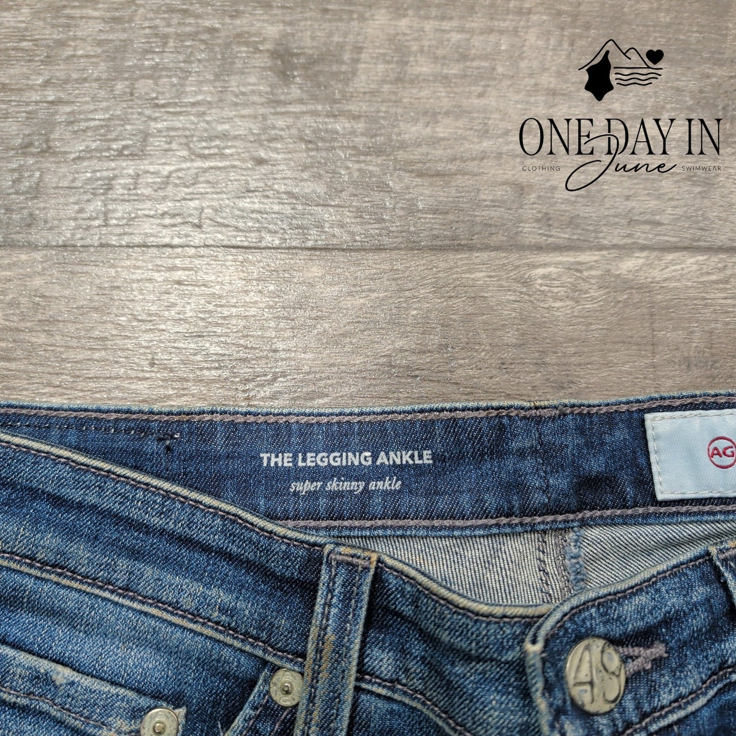 AG Adriano Goldschmied The Legging Ankle Super Skinny Ankle Jeans Size 4 (27)