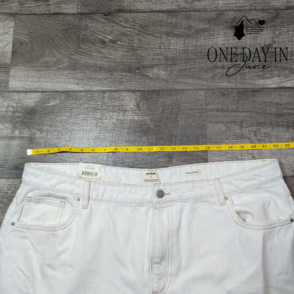 Cotton-On Mid Rise Relaxed Wide Leg Jeans Size 40X30