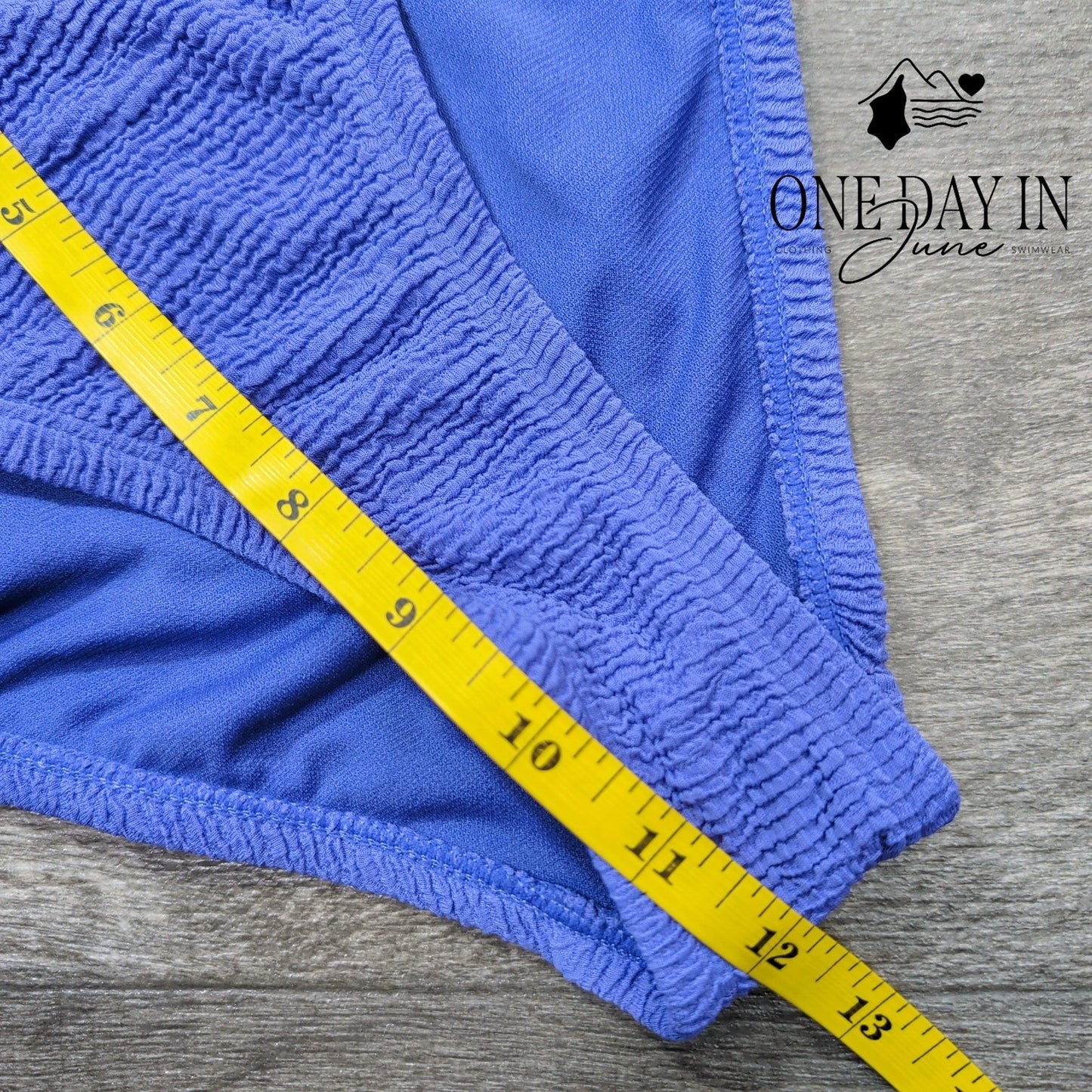 Lulus Textured Moderate Bikini Bottom Size L