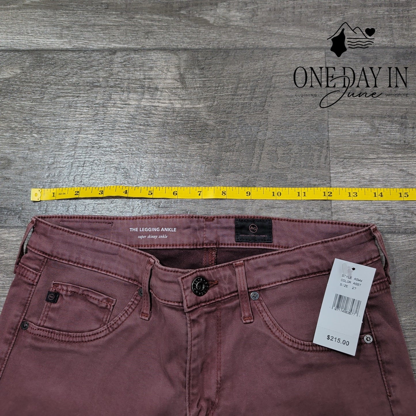 AG Adriano Goldschmied The Legging Ankle Jeans Size 4 (27)
