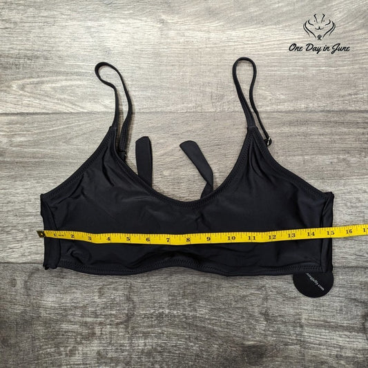 Blooming Jelly Tie Back Bikini Top Size M