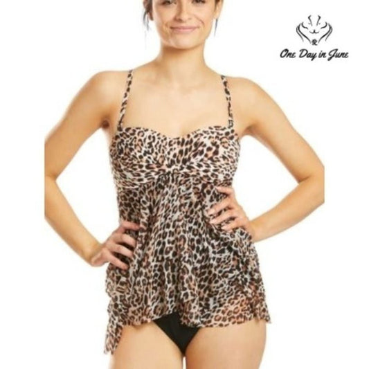 Gottex Fly A Way Bandeau One Piece Size 6