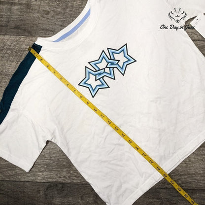 Xersion Round Neck Short Sleeve Graphic T-Shirt Top Size XL (18.5)