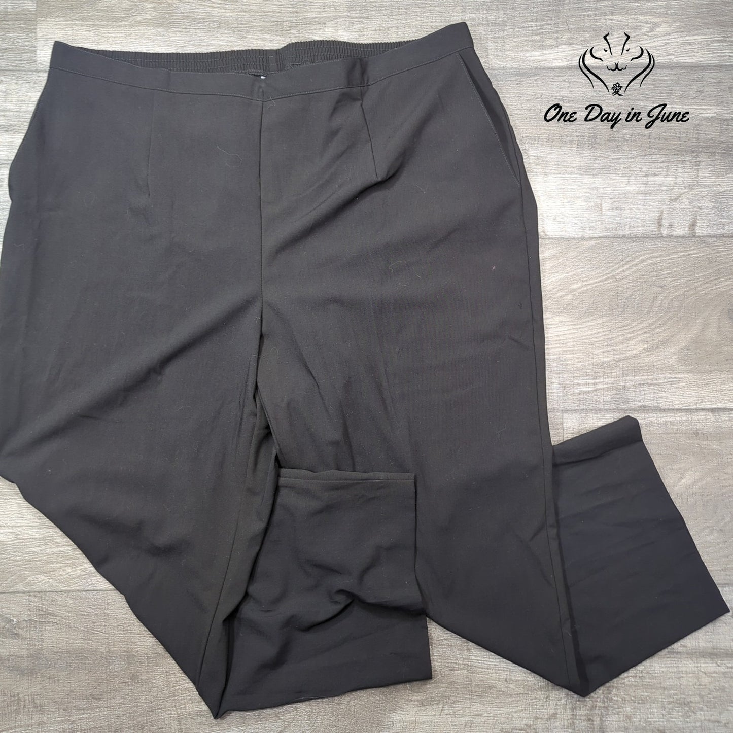 Alfred Dunner Plus Size Pull On Straight Leg Pants Size 22W