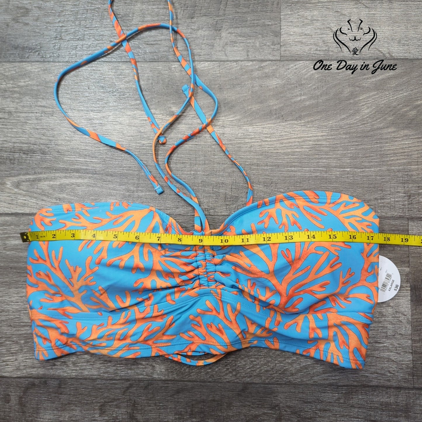 Decree Bandeau Bikini Top Size XXL