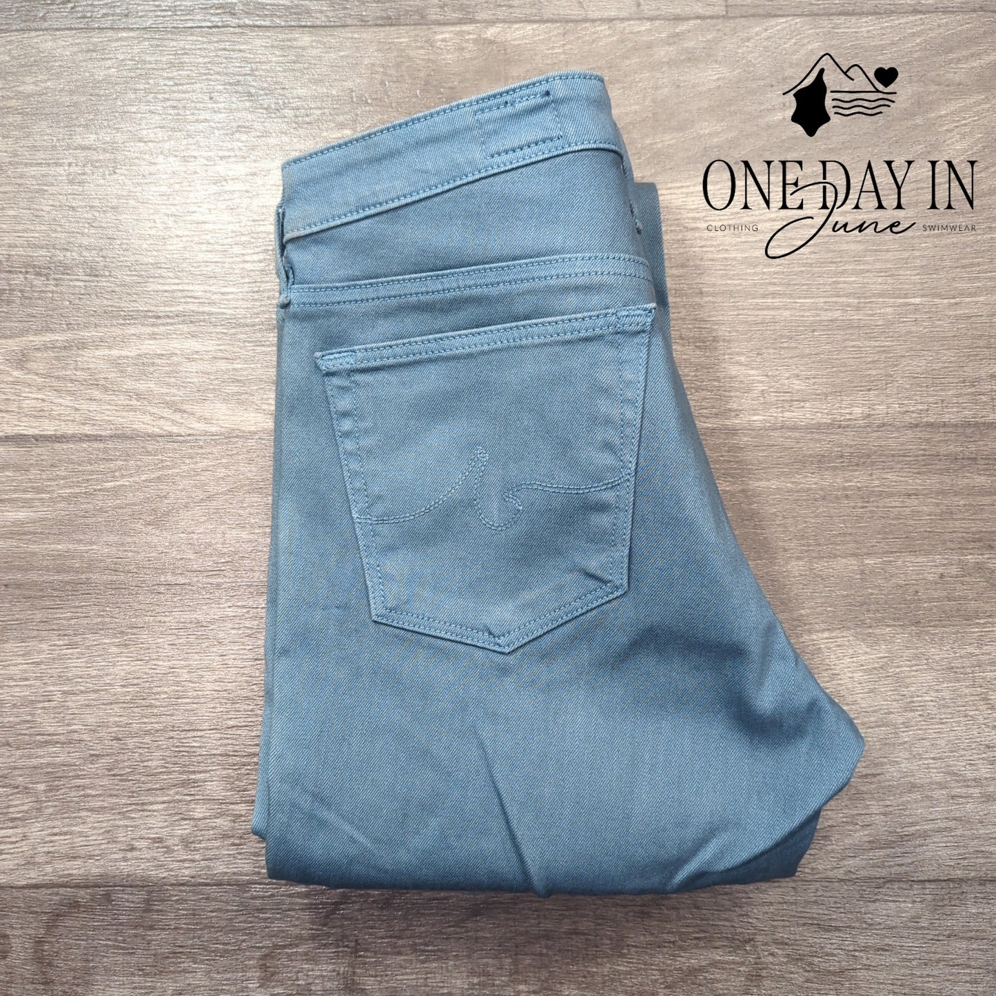 AG Adriano Goldschmied Mid Rise Skinny Jeans Size 27 (4)