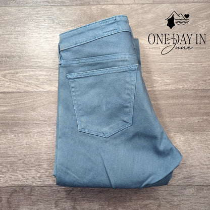 AG Adriano Goldschmied Mid Rise Skinny Jeans Size 27 (4)