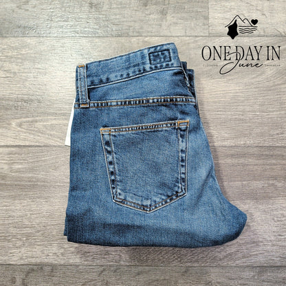 AG Adriano Goldschmied Straight Crop Jeans Medium Wash NWT $215 Size 4 (27)