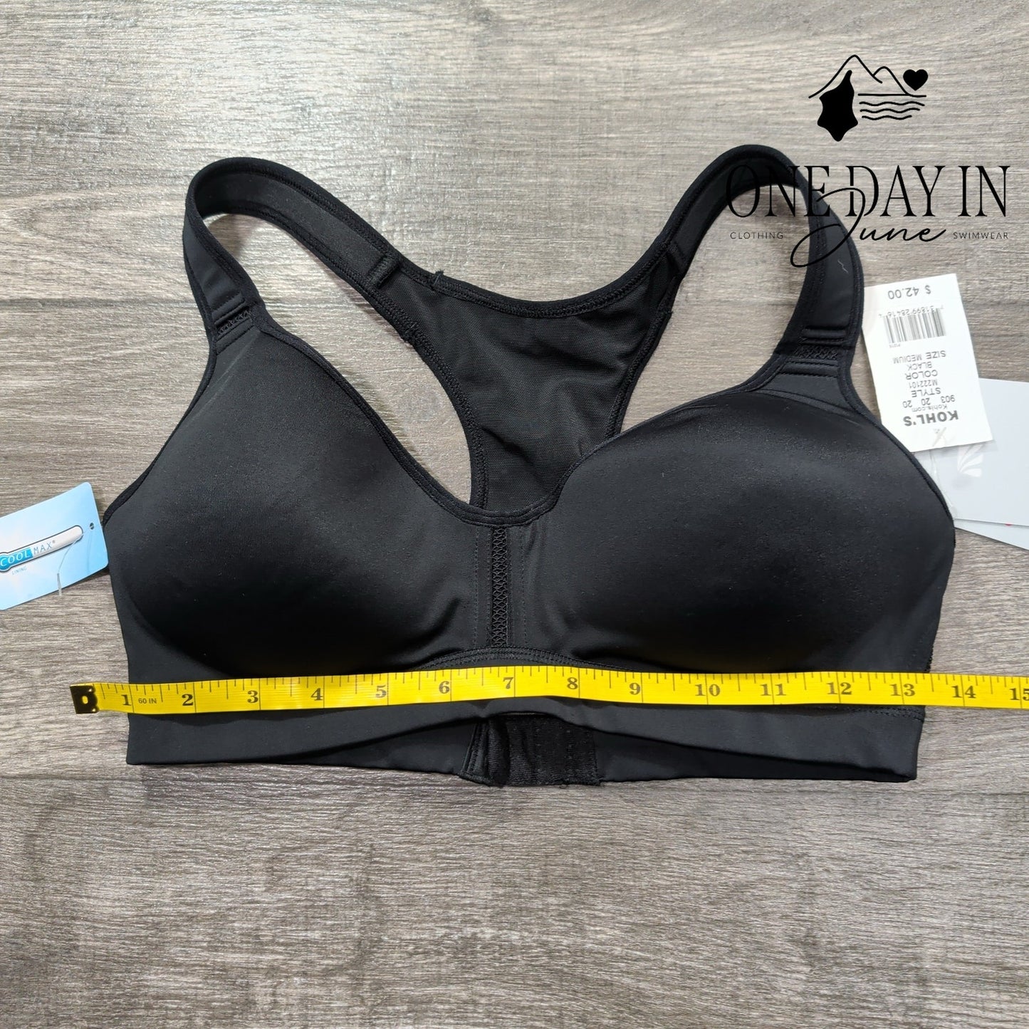 Marika Racerback Sports Bra Size M