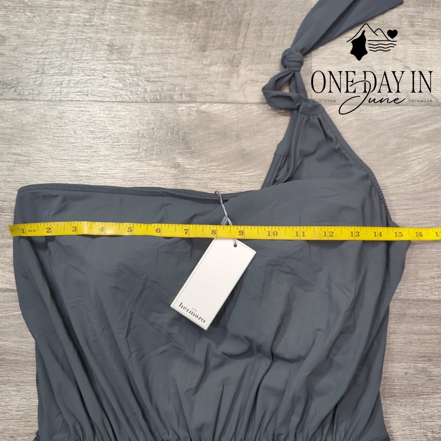 Hermoza One Shoulder One Piece Swimsuit Size 10