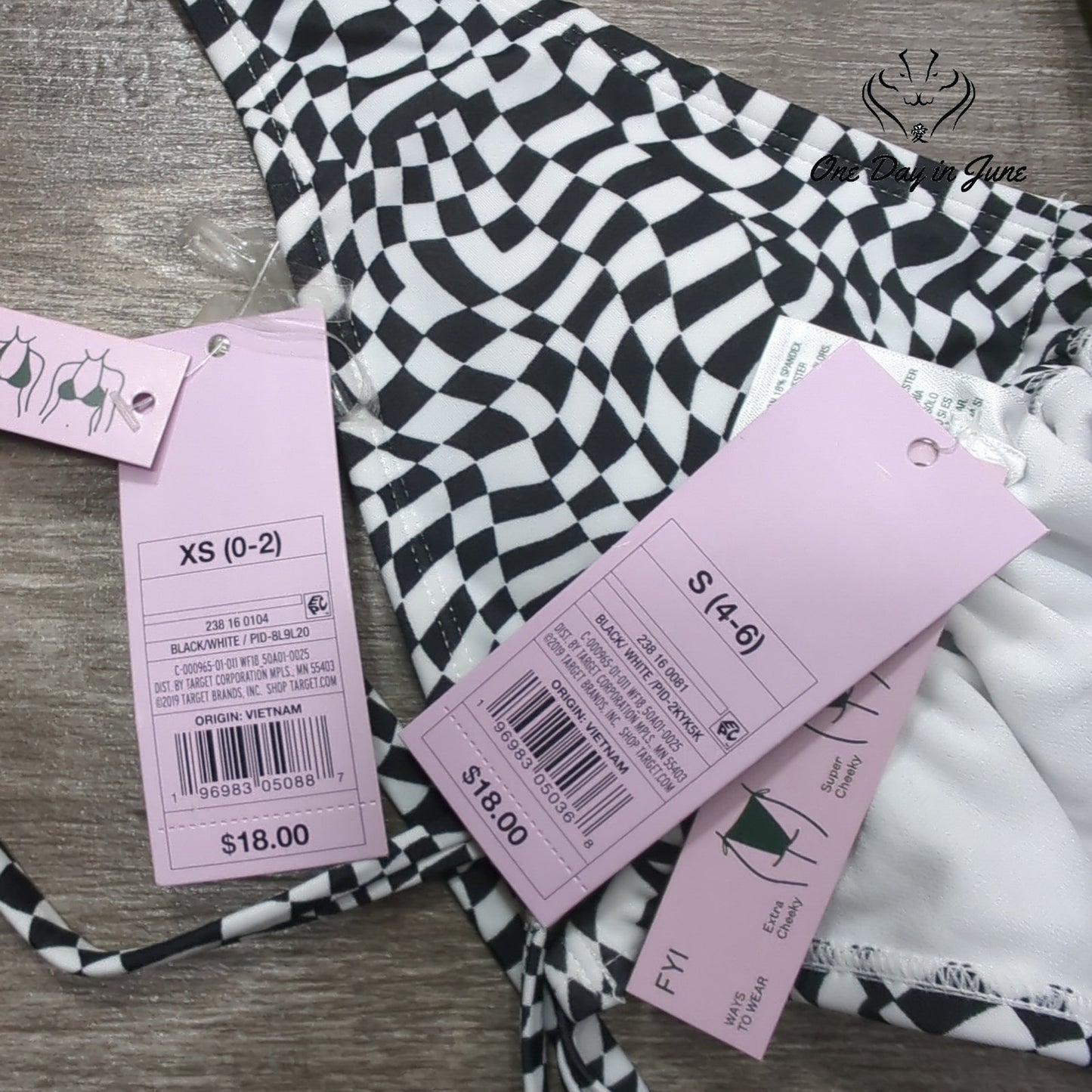 Wild Fable Triangle Bikini Swimsuit Size XS Top/S Bottom