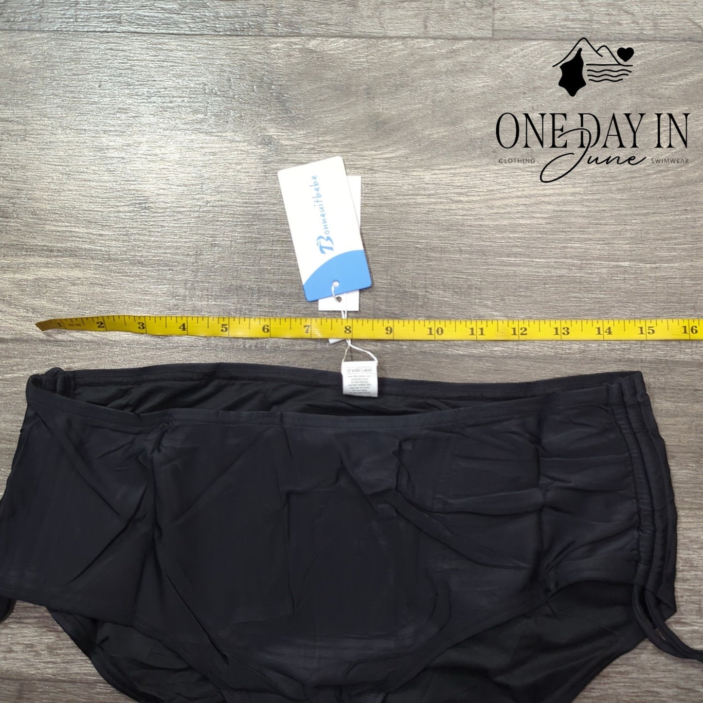 Bonneuitbebe Drawstring Bikini Bottom Size L