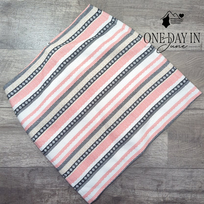 Loft Striped Mini Skirt Size 10