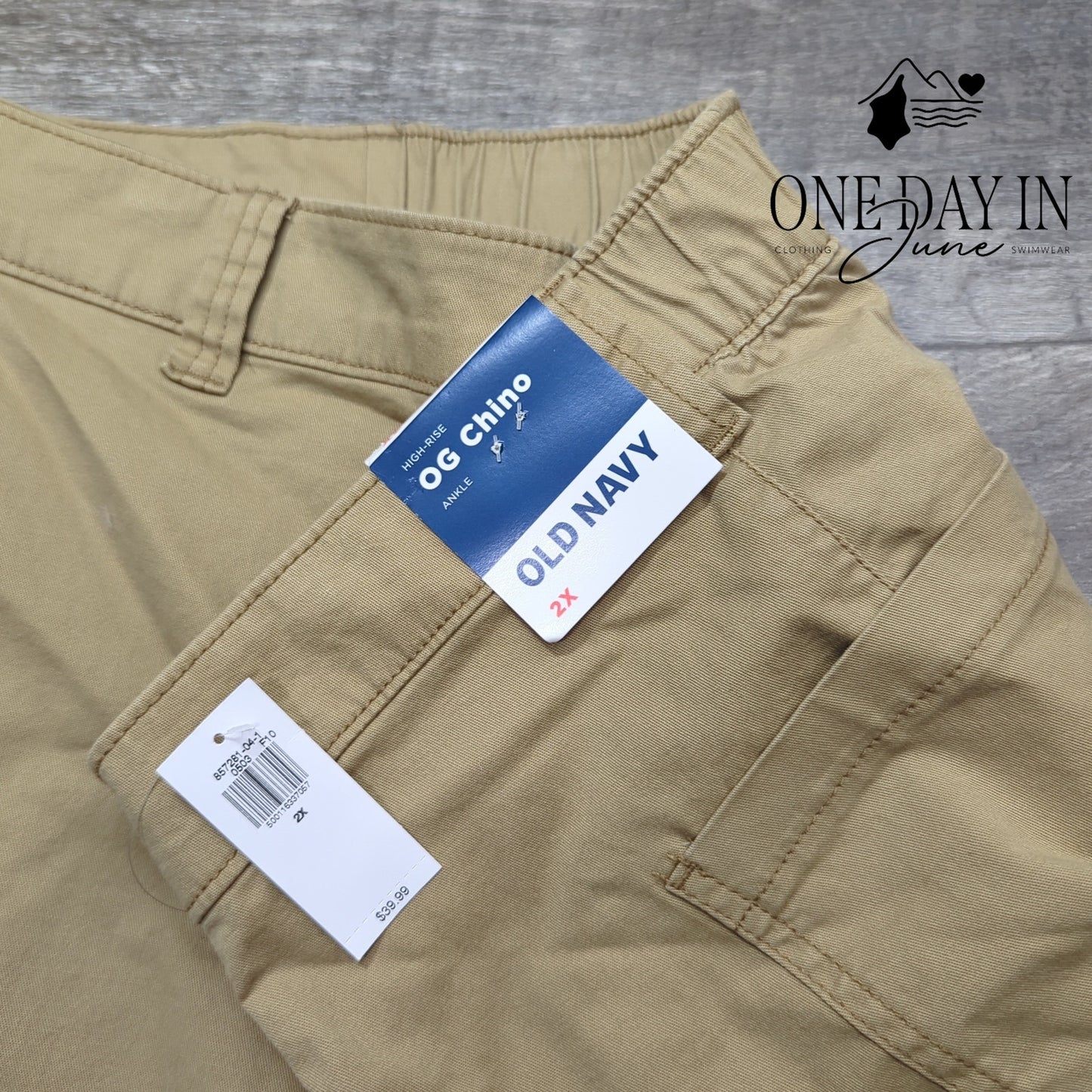Old Navy High Rise OG Chino Ankle Pants Size 2X