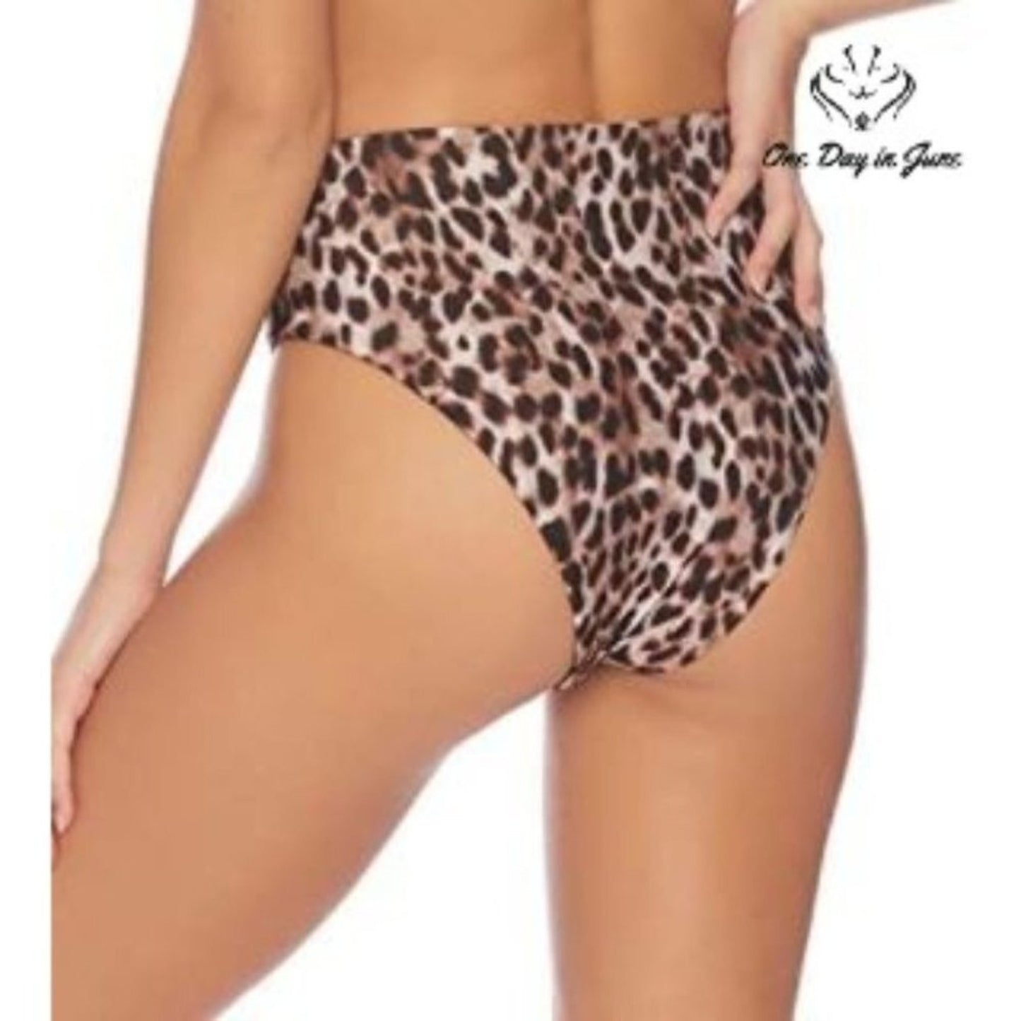 Vicious Young Babes Vintage Mid Rise Bikini Bottom Swimsuit Size XS