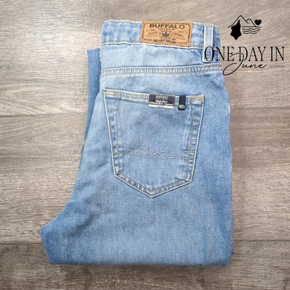 Buffalo David Bitton Jayden High Rise Straight Jeans Size 27 (4)