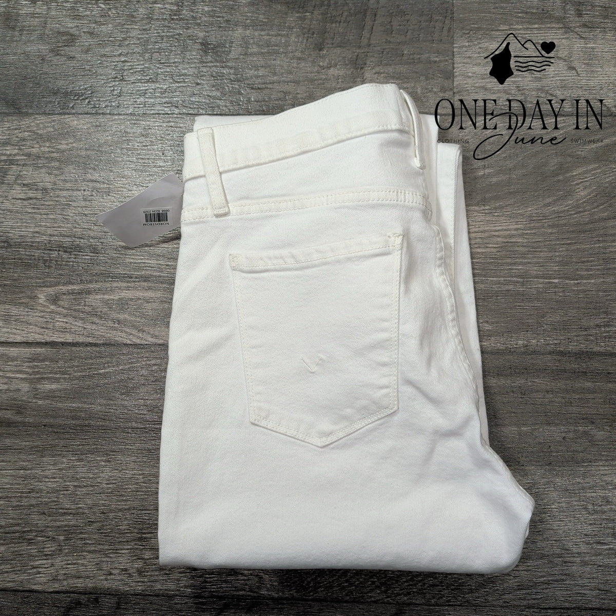 Hudson Blair High Rise Bootcut Jeans White NWT Size 10 (30)