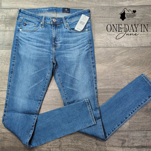 AG Adriano Goldschmied The Legging Super Skinny Jeans Blue NWT $215 Size 4 (27)