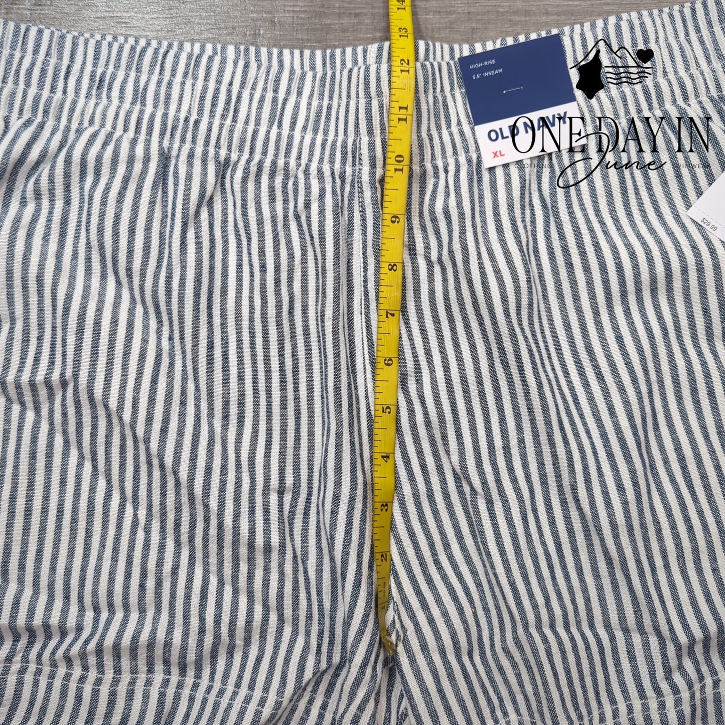 Old Navy Linen Pull On Casual 3.5" Shorts Size XL