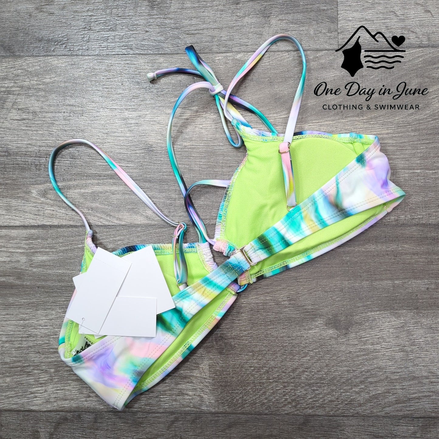 California Sunshine Keyhole Bikini Top Size XL