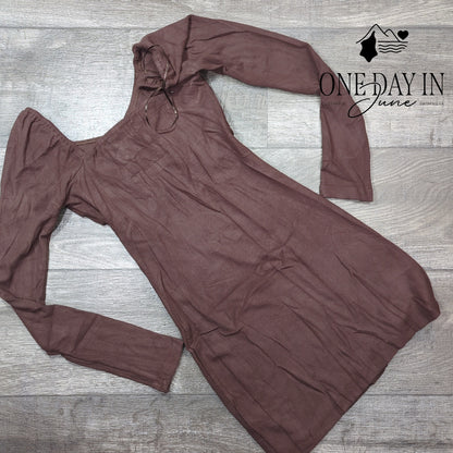 Edit by Nine Long Sleeve Bodycon Ribbed Mini Dress Size S